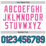 Jersey Authentic Teal Baseball Black-Pink White Throwback Custom Jersey Authentic Teal Baseball Black-Pink White Throwback Custom