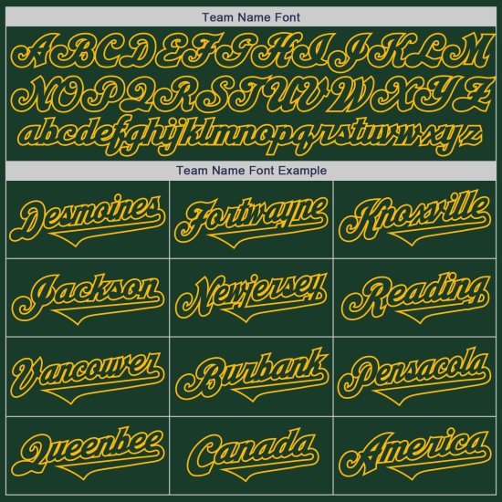 Custom Gold Authentic Baseball Tone Two Jersey Green Custom Gold Authentic Baseball Tone Two Jersey Green