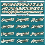 Baseball Gold White-Old Jersey White Custom Teal Authentic Pinstripe Baseball Gold White-Old Jersey White Custom Teal Authentic Pinstripe
