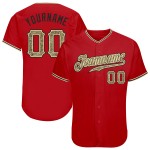 Red Jersey Camo-Black Authentic Custom Baseball Red Jersey Camo-Black Authentic Custom Baseball