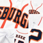 White Authentic Royal Baseball Jersey Custom White Authentic Royal Baseball Jersey Custom