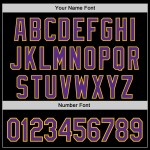 Skull Pattern Design Custom Rave Black Baseball Authentic Purple-Yellow 3D Jersey Skull Pattern Design Custom Rave Black Baseball Authentic Purple-Yellow 3D Jersey
