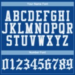 Authentic Blue Custom Jersey Royal White-Light Baseball Authentic Blue Custom Jersey Royal White-Light Baseball