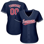 Baseball Custom Jersey Red-White Navy Baseball Custom Jersey Red-White Navy