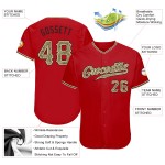Red Jersey Camo-Black Authentic Custom Baseball Red Jersey Camo-Black Authentic Custom Baseball