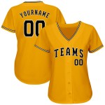 Jersey Baseball Black-White Gold Authentic Custom Jersey Baseball Black-White Gold Authentic Custom