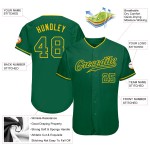 Green Custom Green-Gold Baseball Kelly Kelly Authentic Jersey Green Custom Green-Gold Baseball Kelly Kelly Authentic Jersey