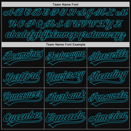 Black Custom Throwback Teal Baseball Authentic Jersey Black Custom Throwback Teal Baseball Authentic Jersey